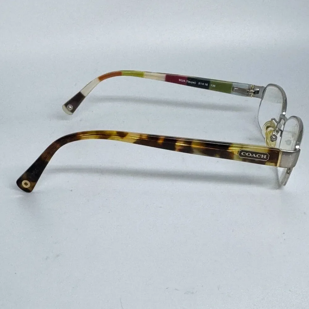 Coach Eyeglasses HC‎ 5004 Bettie 9026 Half Rim Frame 51 [] 16 135 Flex H16025